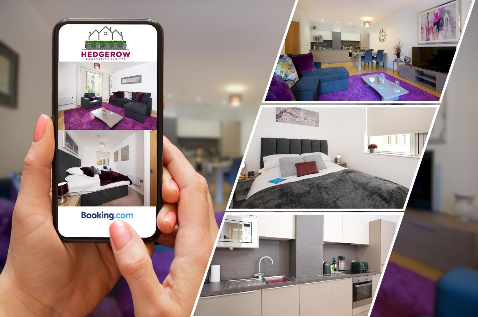 Premium Deals On Modern 2 -Bed 2-Bath Central City 122 High Street Flat For Movers & Pros By Hedgerow 曼彻斯特 外观 照片